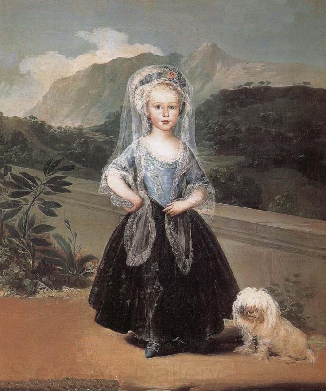 Francisco Goya Maria Teresa de Borbon y Vallabriga Spain oil painting art